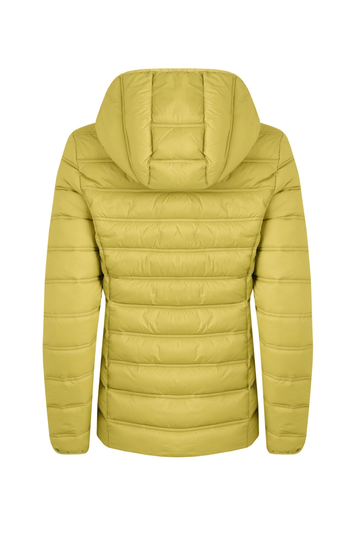 Weirdfish Eshka Showerproof Padded Hooded Jacket - Tarragon