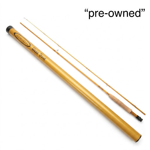 Vision Glass Trout Single Hand Fly Rod 7'6" #5 PRE-OWNED