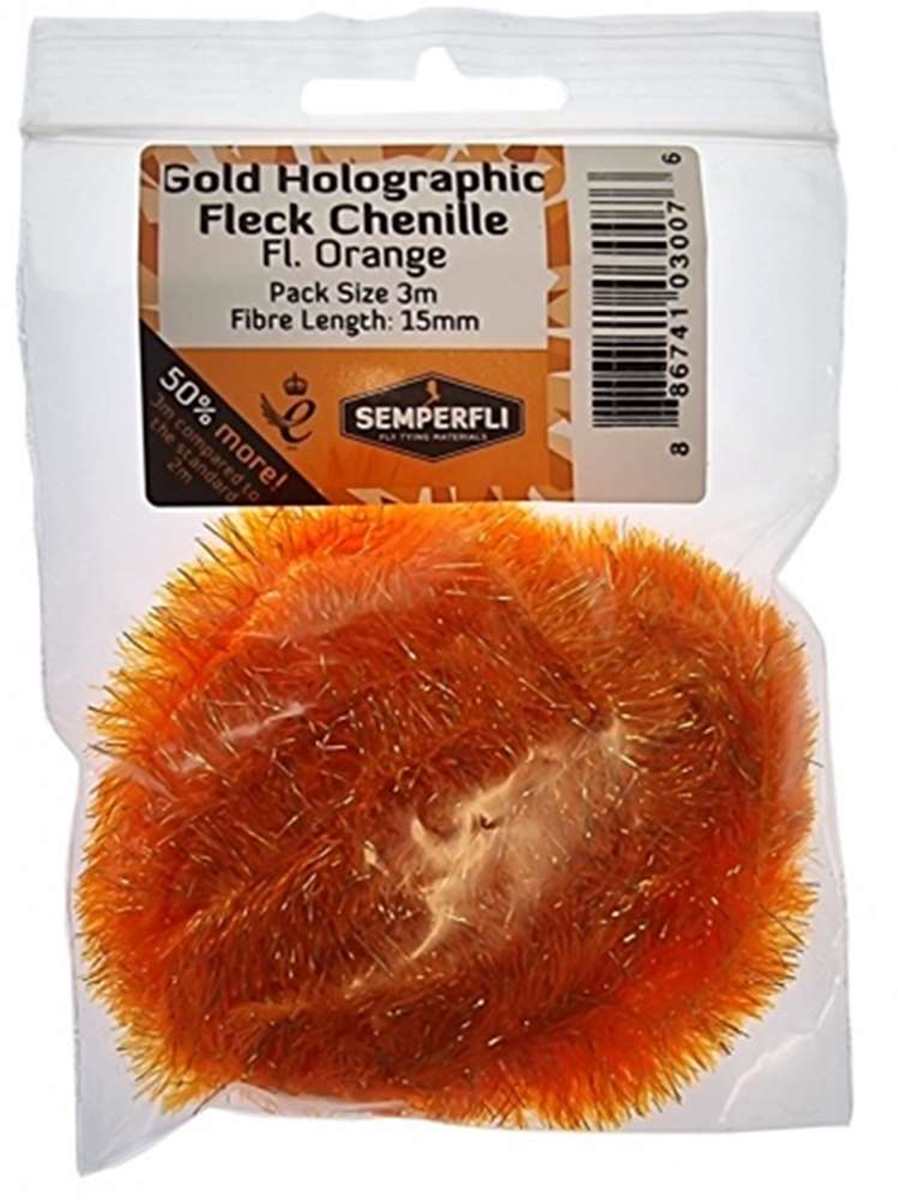 Gold Tinsel Fleck 15mm Chenille