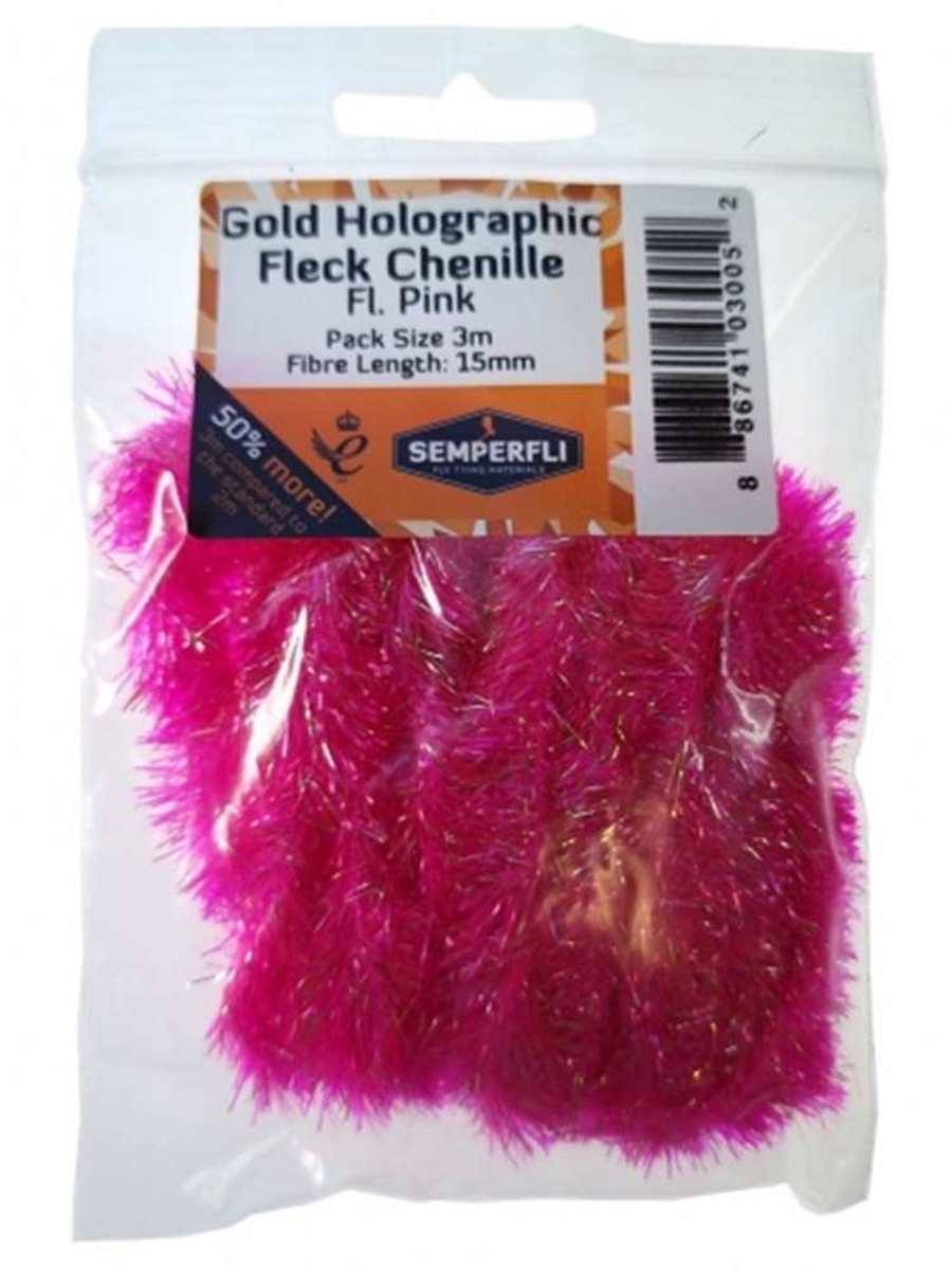 Gold Tinsel Fleck 15mm Chenille