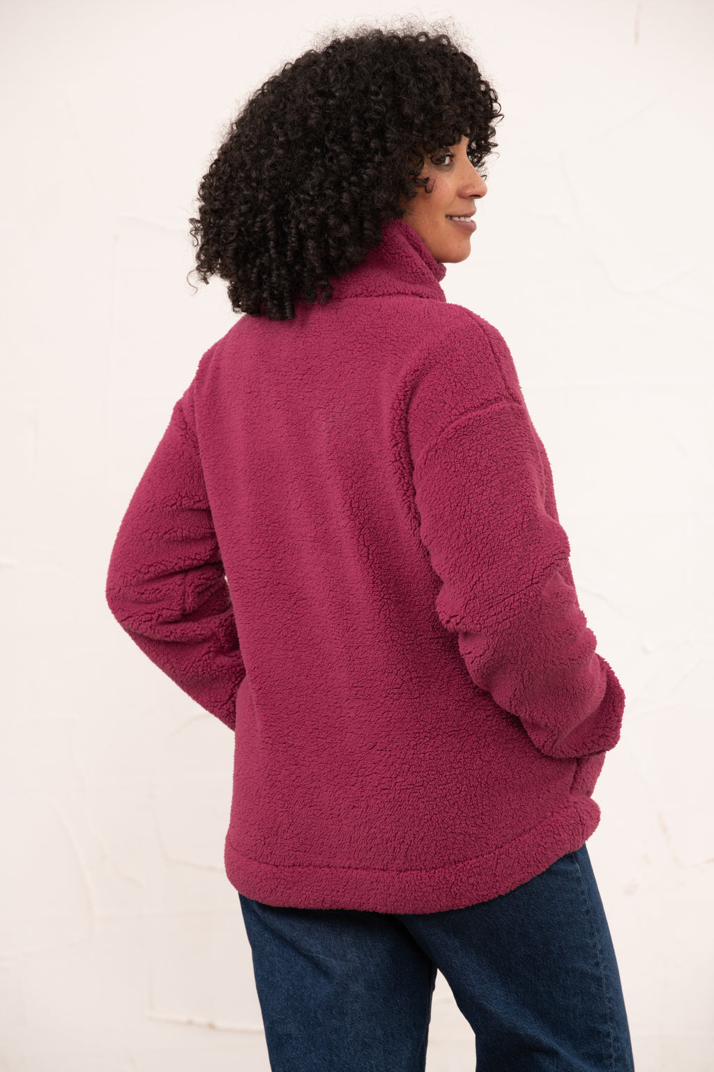 Lighthouse Coast Fleece - Berry