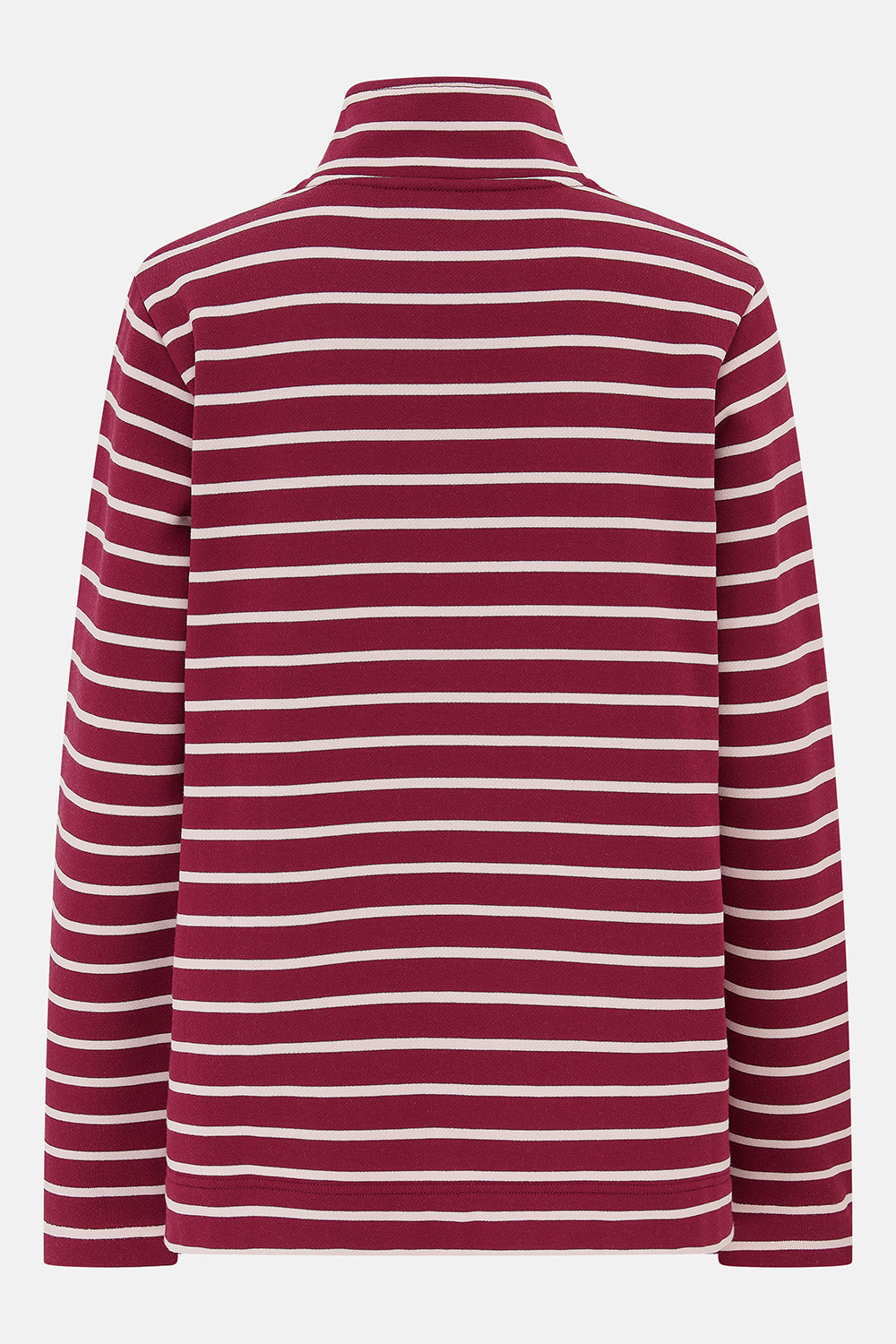 Lighthouse Haven Jersey - Berry Pale Pink Stripe