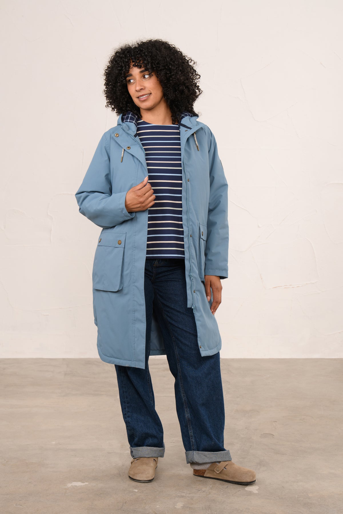 Lighthouse Imogen Coat - Bluestone