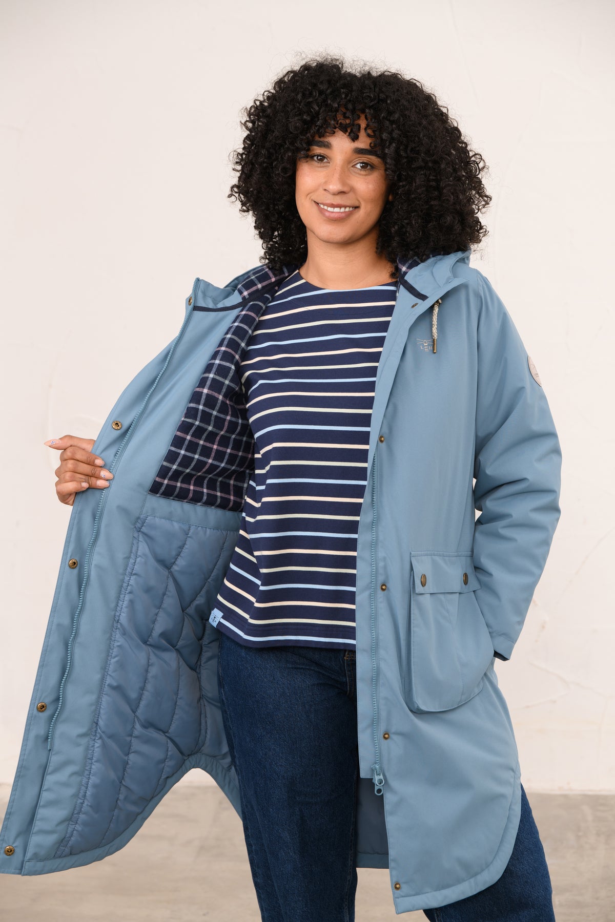 Lighthouse Imogen Coat - Bluestone