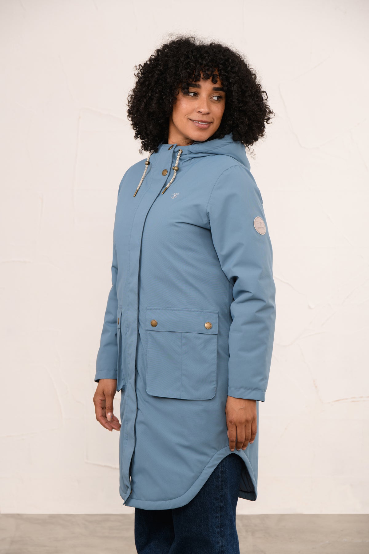 Lighthouse Imogen Coat - Bluestone