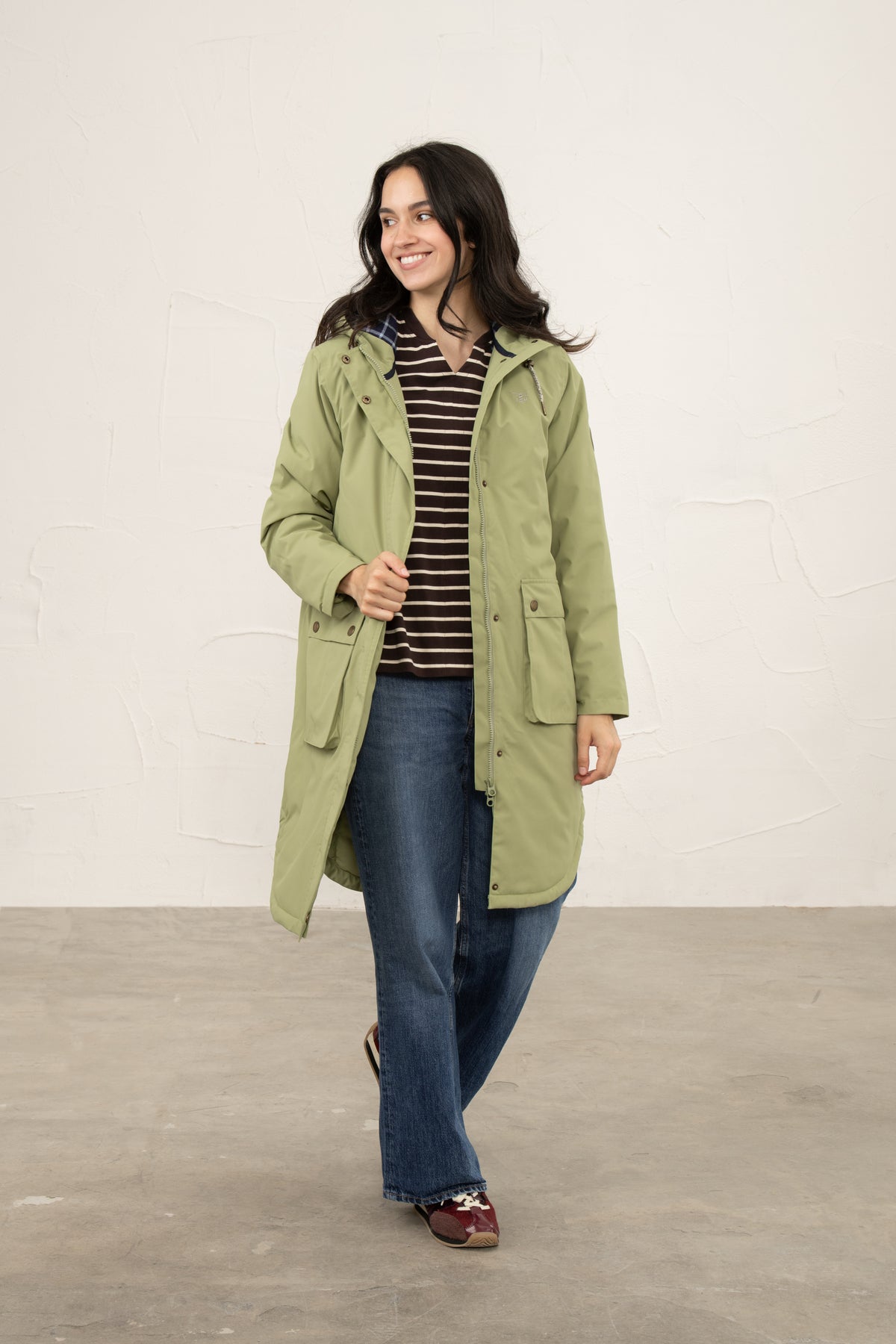 Lighthouse Imogen Coat - Moss