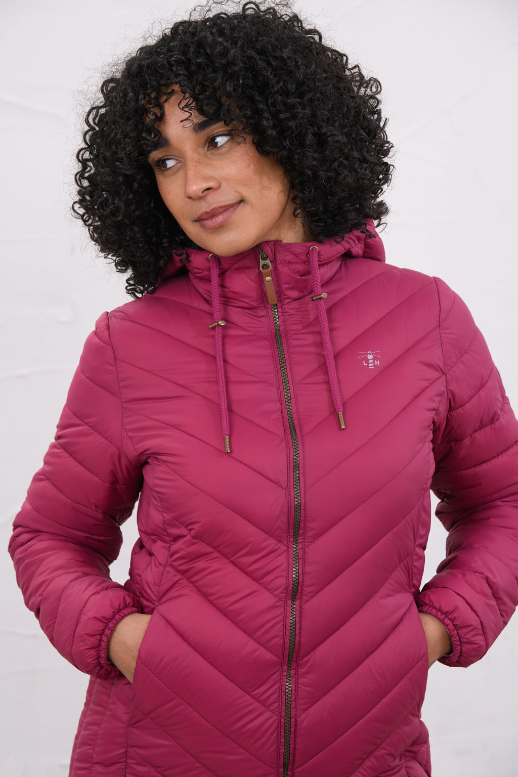 Lighthouse Laurel Coat - Berry