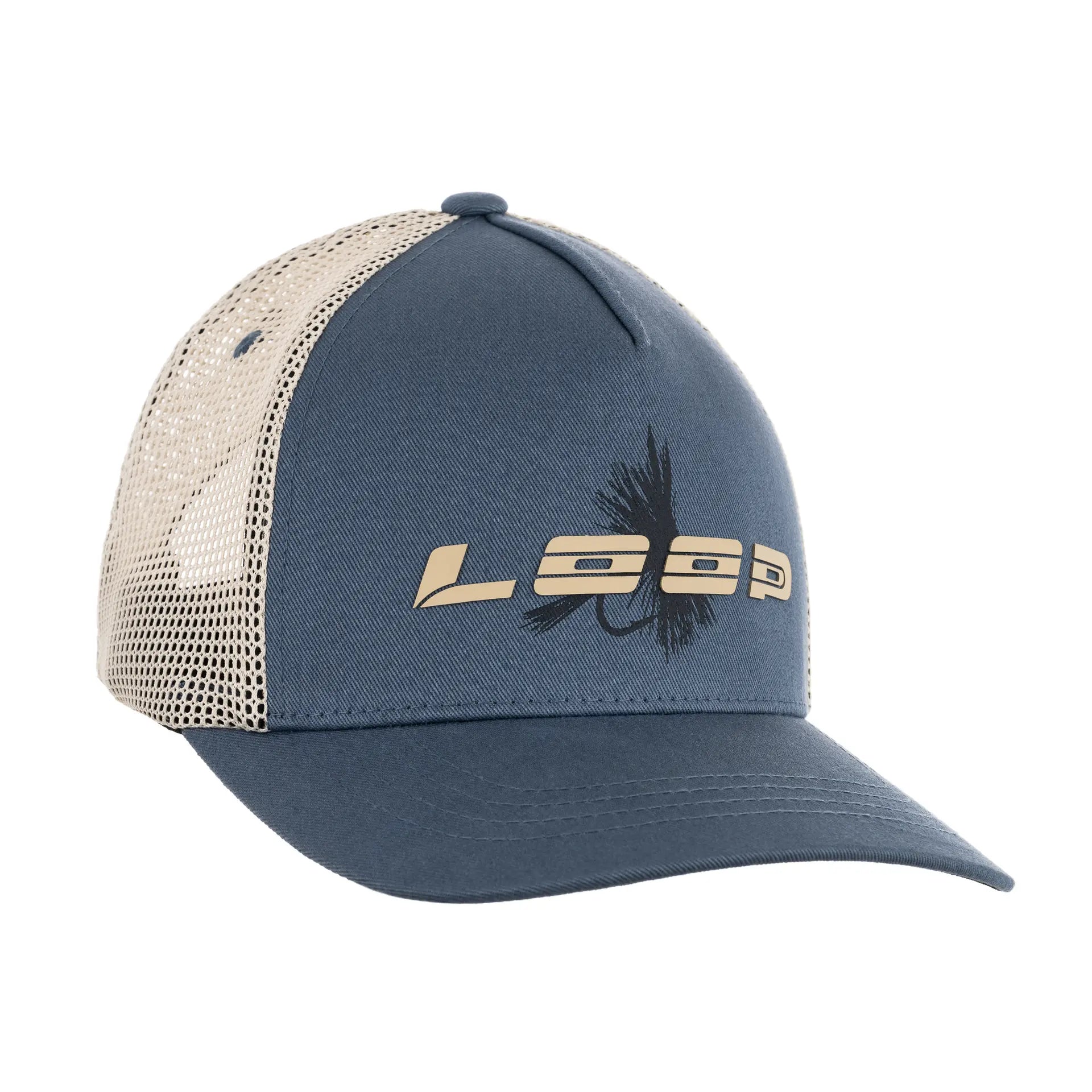 Loop Fly Trucker Cap Blue Grey