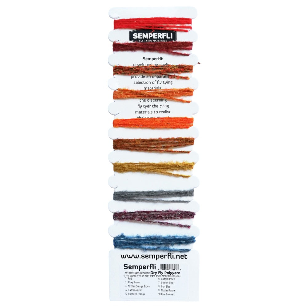 Semperfli Dry Fly Polyyarn Multicard