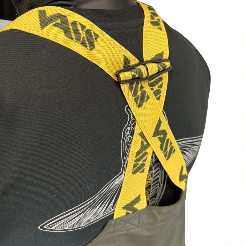 Team Vass 220 Unlined Waterproof Bib & Brace - Khaki Edition