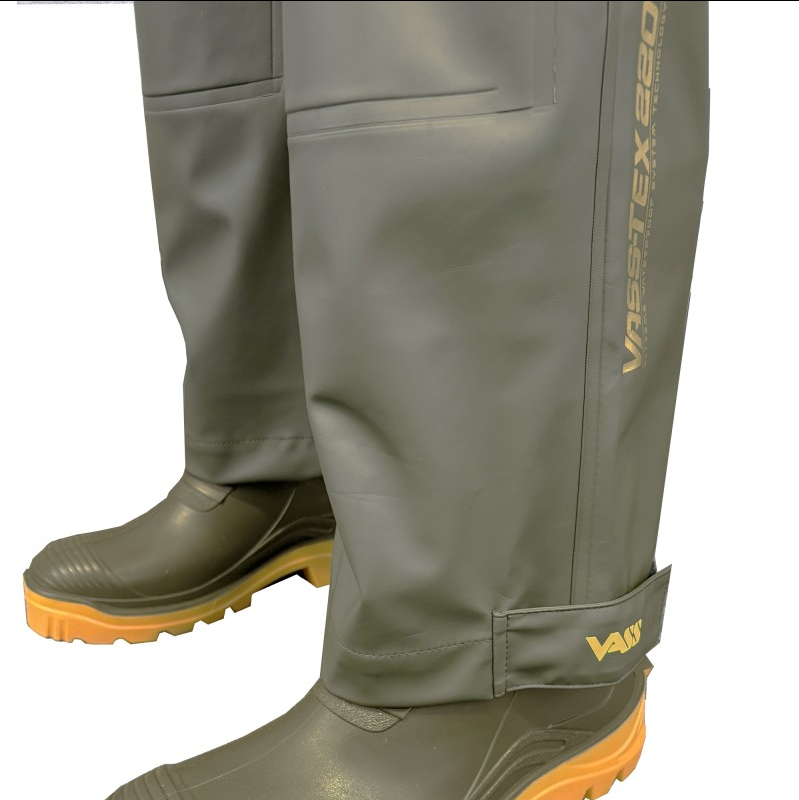 Team Vass 220 Unlined Waterproof Bib & Brace - Khaki Edition