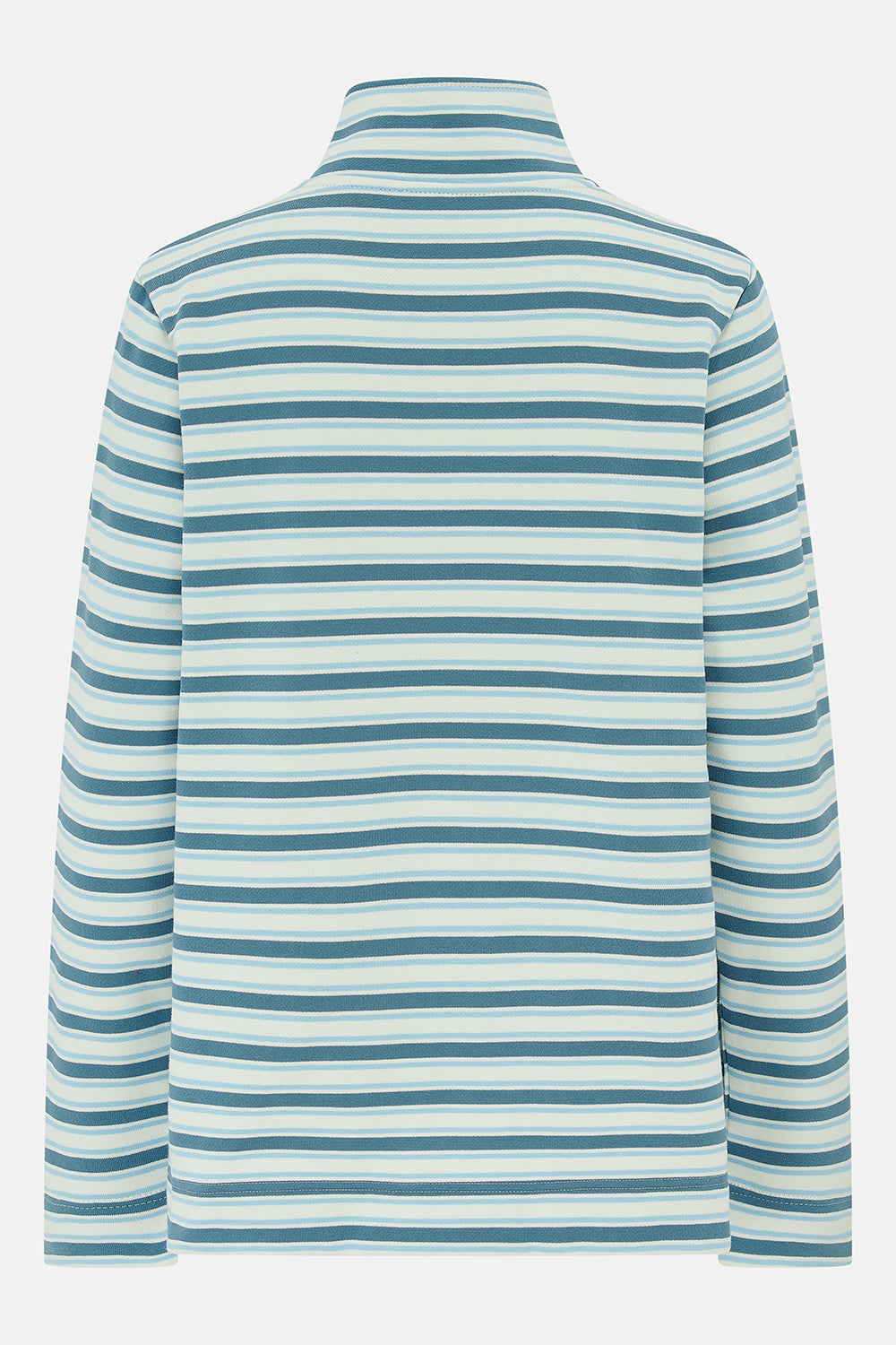 Lighthouse Shore Sweatshirt - Bluestone Pale Blue Stripe