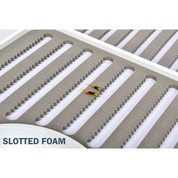 Airflo Competitor Fly Box โ White, High-Density Foam