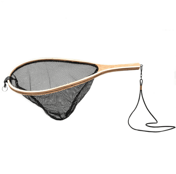 Wooden Teardrop Scoop Net
