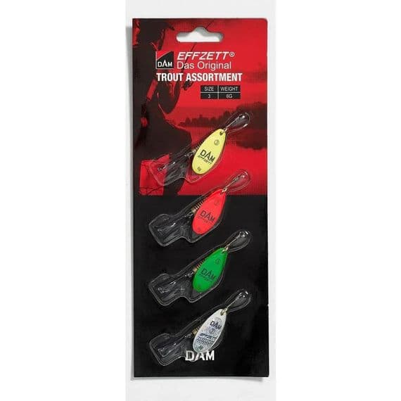 Effzett 4 x Trout Spinner Kit #3 / 6g
