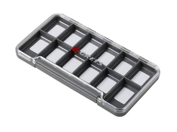 Slim Waterproof Fly Box - 12 Compartments