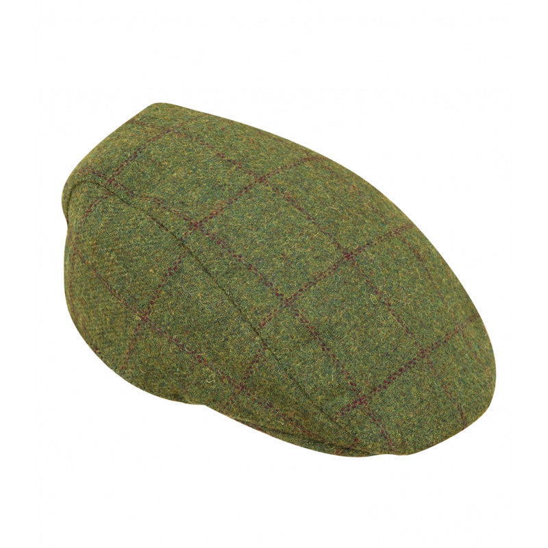 Hoggs Windowpane Waterproof Tweed Cap