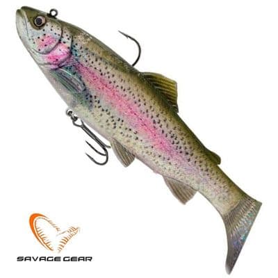 3D Trout Rattle Shad lure Fast Sink